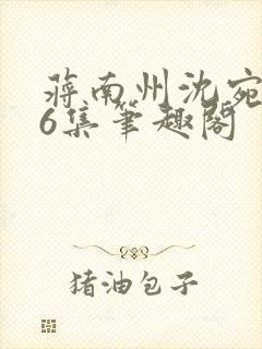 蒋南州沈宛月16集笔趣阁封面