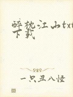 醉枕江山txt下载