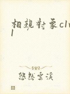 相亲对象c1v1封面