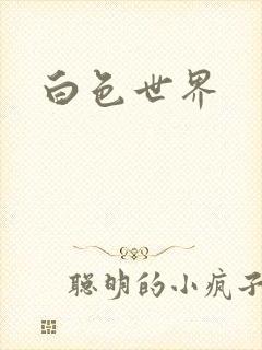 白色世界封面