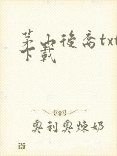 茅山后裔txt下载
