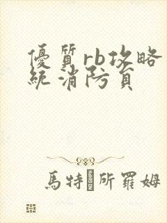 优质rb攻略系统消防员封面