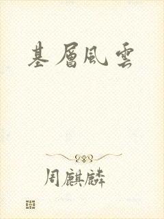基层风云封面