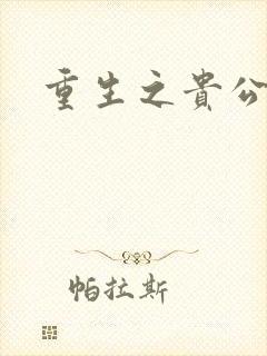 重生之贵公子