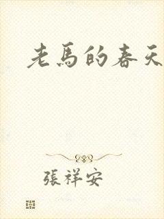 老马的春天封面