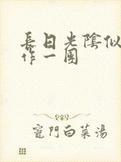 长日光阴似箭乱作一团封面