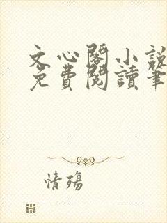 文心阁小说全文免费阅读笔趣阁