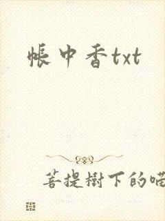 帐中香txt