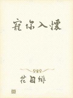 宠你入怀封面