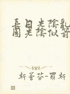 长日光阴乱作一团光阴似箭