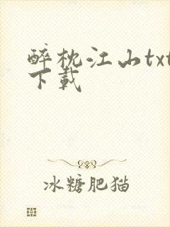 醉枕江山txt下载