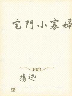 宅门小寡妇