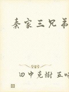秦家三兄弟