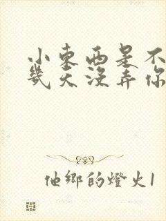 小东西是不是好几天没弄你了封面