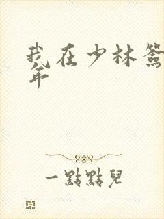 我在少林签到万年封面