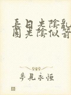 长日光阴乱作一团光阴似箭免费阅读