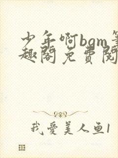 少年啊bgm笔趣阁免费阅读全文下载