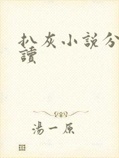 扒灰小说分节阅读封面