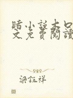 赌小说木口银全文免费阅读笔趣阁
