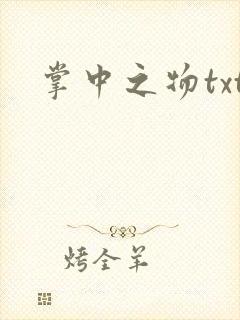 掌中之物txt