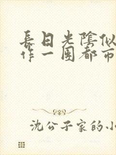 长日光阴似箭乱作一团都市言情