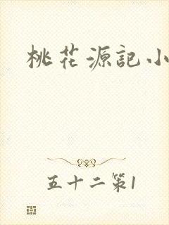 桃花源记小说