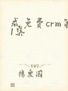 成免费crm第1集