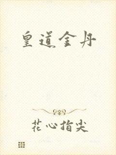 皇道金丹封面