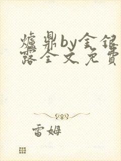 炉鼎by金银花露全文免费阅读笔趣阁
