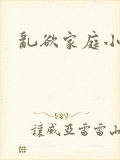 乱欲家庭小说