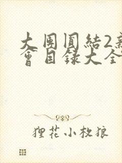 大团圆结2亲情会目录大全免费阅读