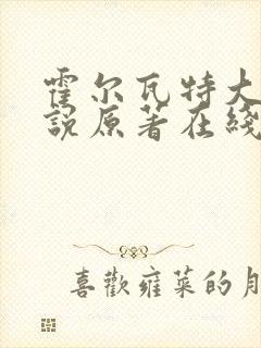 霍尔瓦特大街小说原著在线阅读