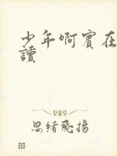 少年啊宾在线阅读