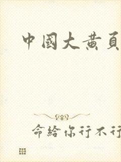 中国大黄页