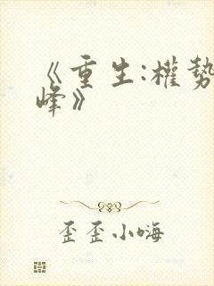 《重生:权势巅峰》