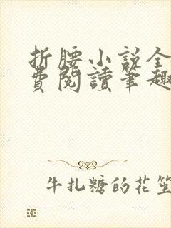 折腰小说全文免费阅读笔趣阁封面