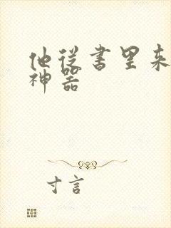 他从书里来追书神器