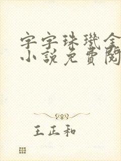 字字珠玑金银花小说免费阅读