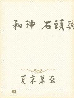 和珅 石头与水