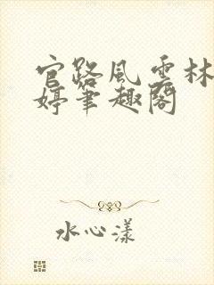 官路风云林海姜婷笔趣阁