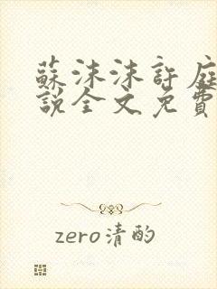 苏沫沫许庭川小说全文免费阅读