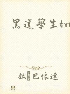 黑道学生txt封面
