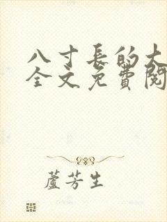 八寸长的大宝贝全文免费阅读