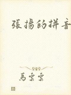 张扬的拼音