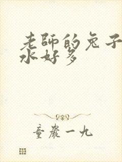 老师的兔子好软水好多