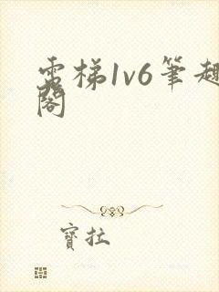 电梯1v6笔趣阁封面