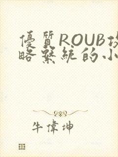 优质ROUB攻略系统的小说最新章节