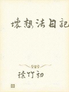 坏想法日记封面