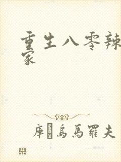 重生八零辣妻当家
