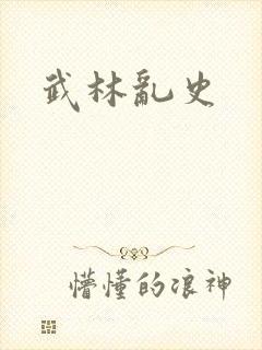 武林乱史封面